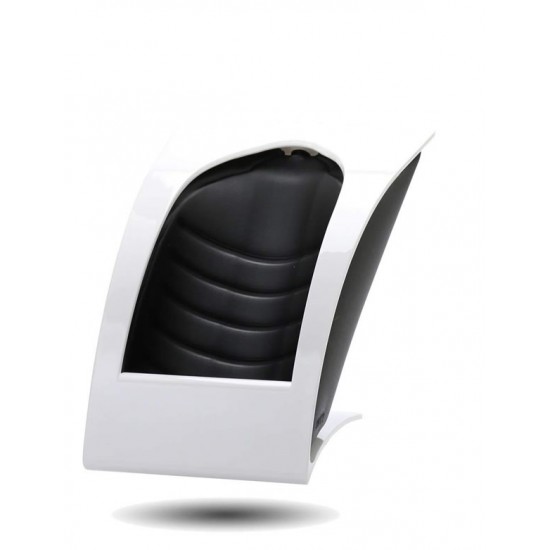 Chassis blanco con tasca negro